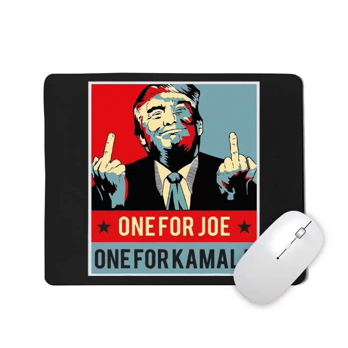 Trump One For Joe One For Kamala Mousepad