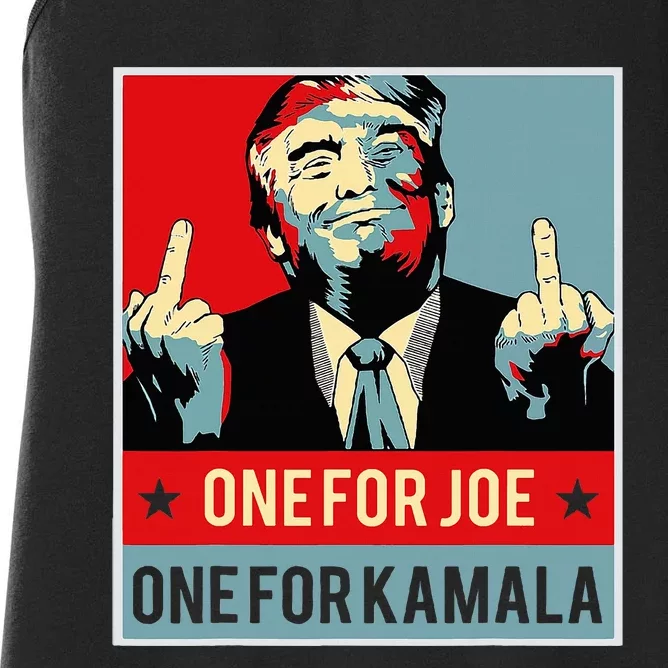 Trump One For Joe One For Kamala Women's Racerback Tank