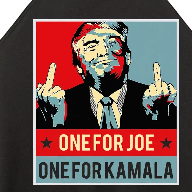 Trump One For Joe One For Kamala Women’s Perfect Tri Rocker Tank