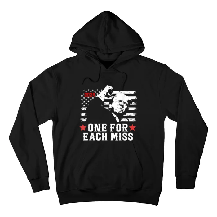 Trump One For Each Miss Trump Vote 2024 America Usa Hoodie