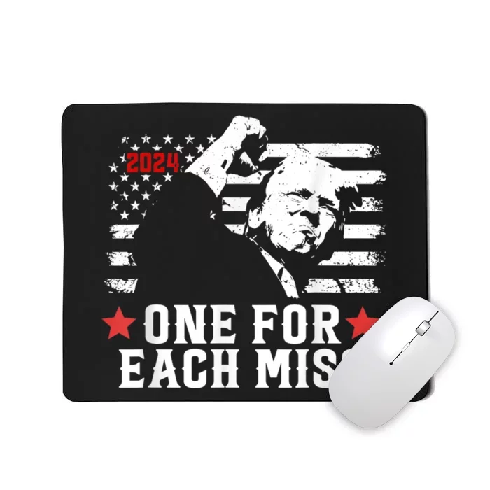 Trump One For Each Miss Trump Vote 2024 America Usa Mousepad