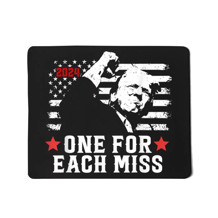 Trump One For Each Miss Trump Vote 2024 America Usa Mousepad