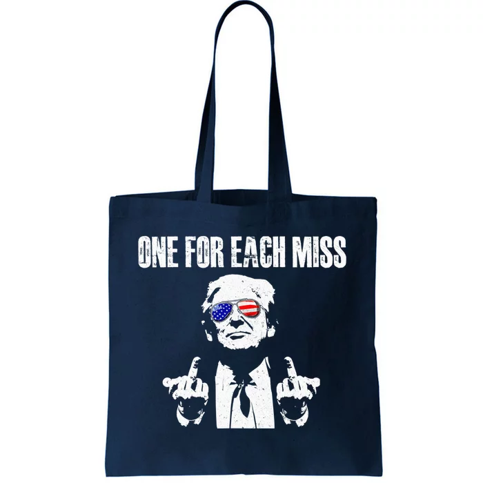 Trump One For Each Miss Funny Trump Meme With America Glasses Tote Bag