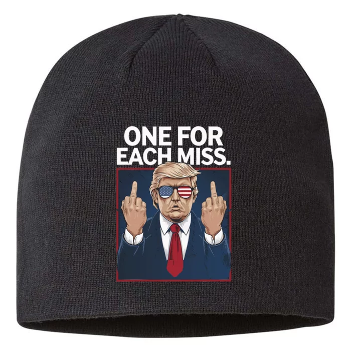 Trump One For Each Miss Funny Political 8 1/2in Sustainable Knit Beanie