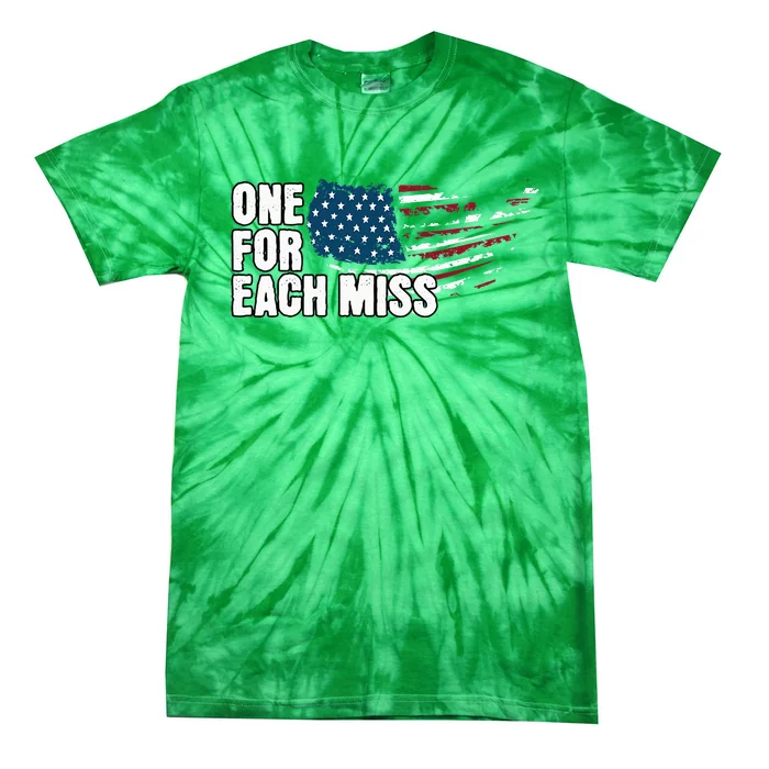 Trump One For Each Miss Political 2024 Tie-Dye T-Shirt