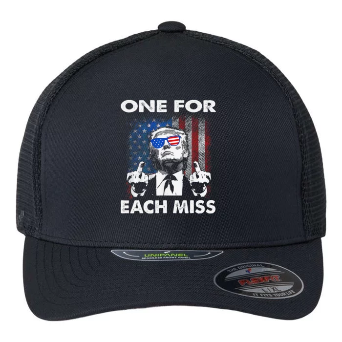 Trump One For Each Miss Gift Flexfit Unipanel Trucker Cap