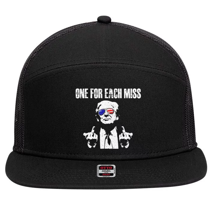 Trump One For Each Miss 7 Panel Mesh Trucker Snapback Hat