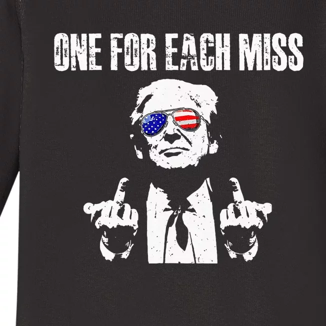 Trump One For Each Miss Baby Long Sleeve Bodysuit