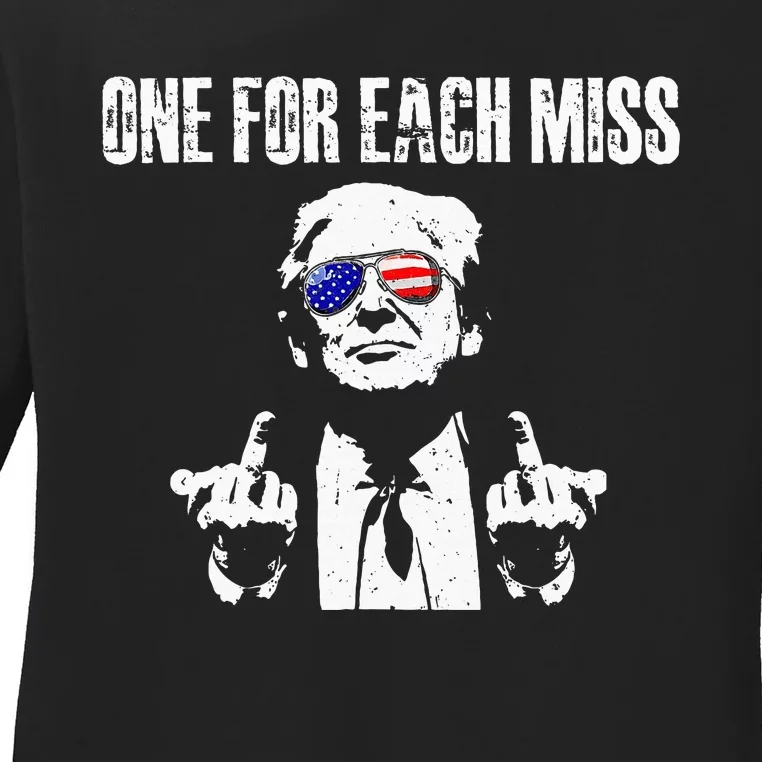 Trump One For Each Miss Ladies Long Sleeve Shirt