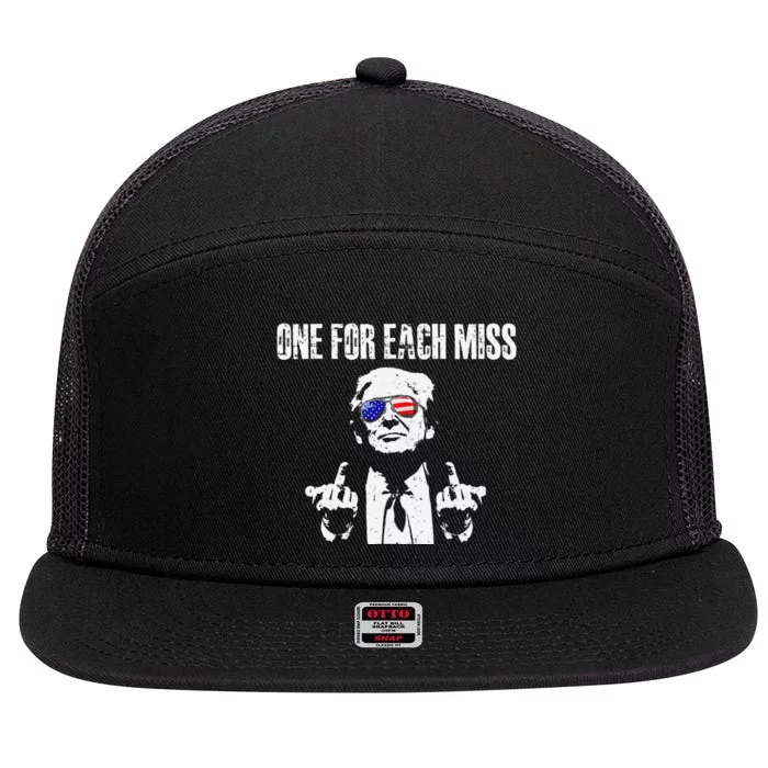 Trump One For Each Miss Gift 7 Panel Mesh Trucker Snapback Hat