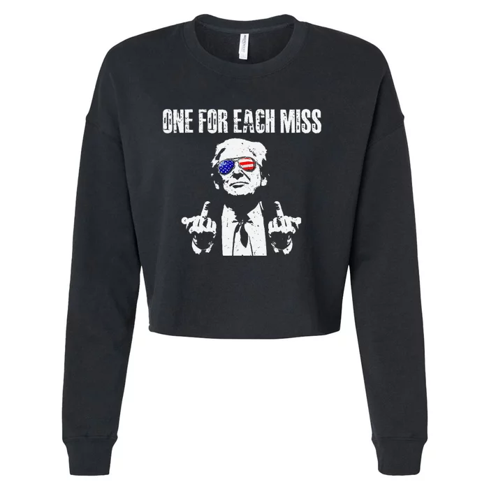 Trump One For Each Miss Gift Cropped Pullover Crew