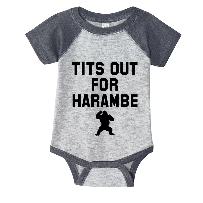 Tits Out For Harambe Infant Baby Jersey Bodysuit