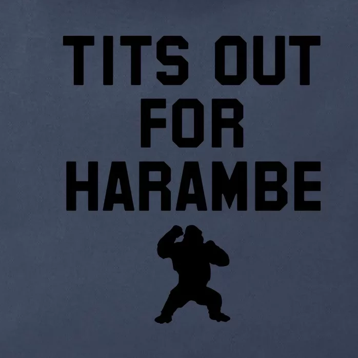 Tits Out For Harambe Zip Tote Bag