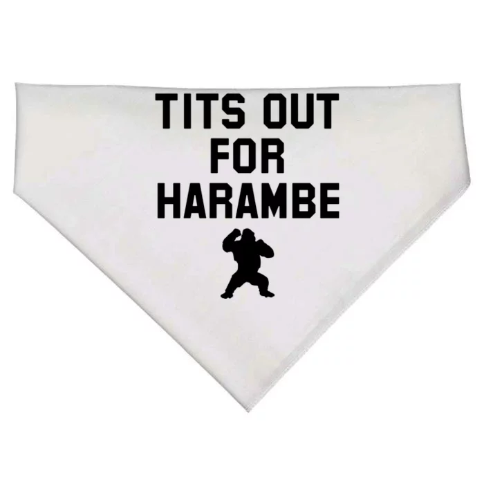 Tits Out For Harambe USA-Made Doggie Bandana