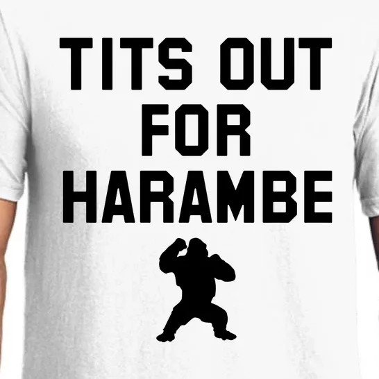 Tits Out For Harambe Pajama Set