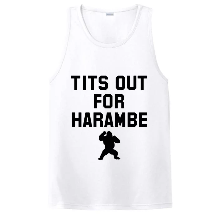 Tits Out For Harambe Performance Tank