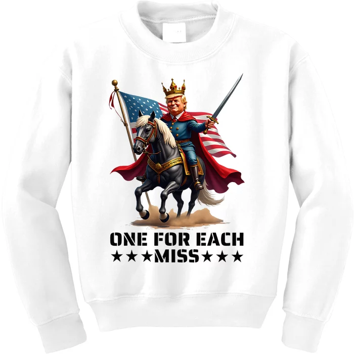 Trump One For Each Miss Trump Kids Sweatshirt