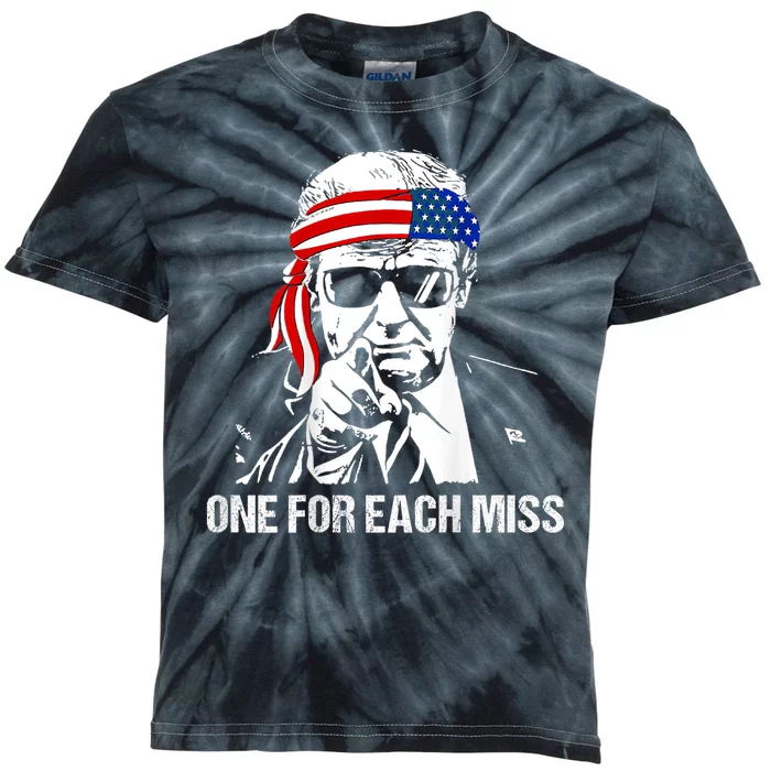 Trump One For Each Miss Trump Vote Trump 2024 Kids Tie-Dye T-Shirt