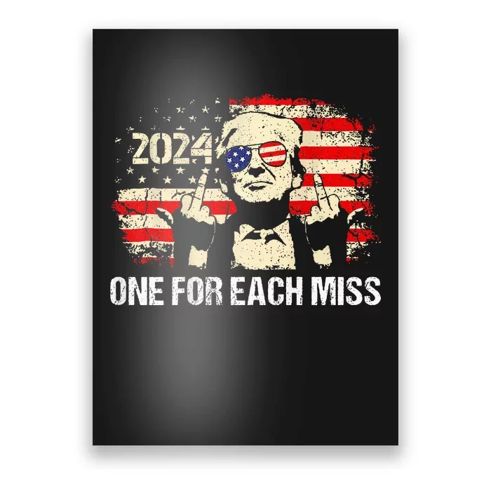 Trump One For Each Miss Trump Poster