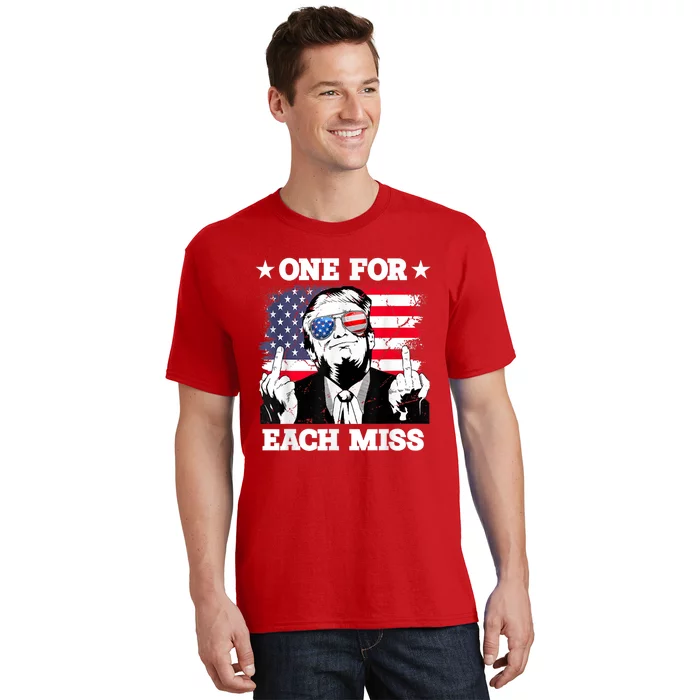 Trump One For Each Miss Trump Vote 2024 America Usa T-Shirt