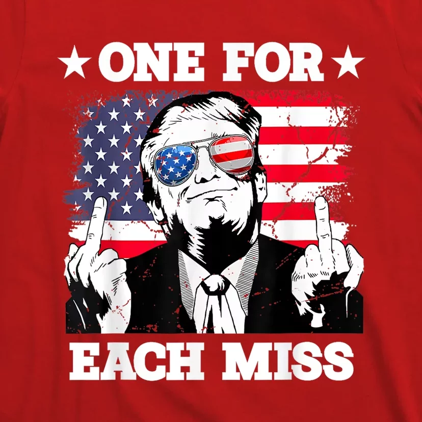 Trump One For Each Miss Trump Vote 2024 America Usa T-Shirt