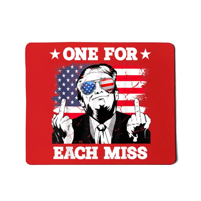 Trump One For Each Miss Trump Vote 2024 America Usa Mousepad