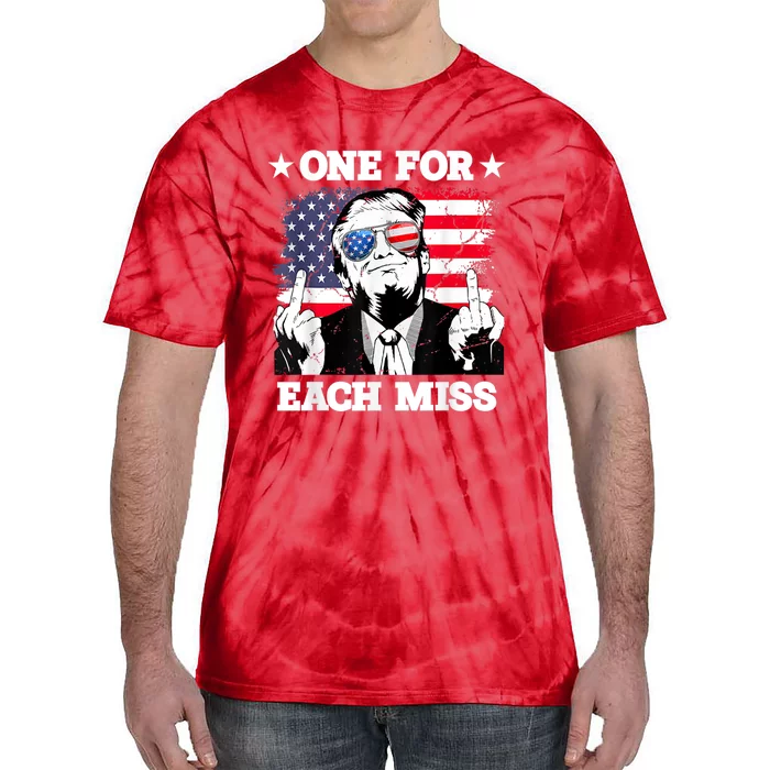 Trump One For Each Miss Trump Vote 2024 America Usa Tie-Dye T-Shirt