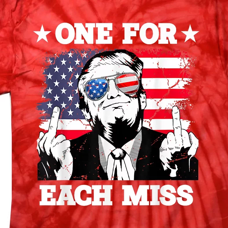 Trump One For Each Miss Trump Vote 2024 America Usa Tie-Dye T-Shirt