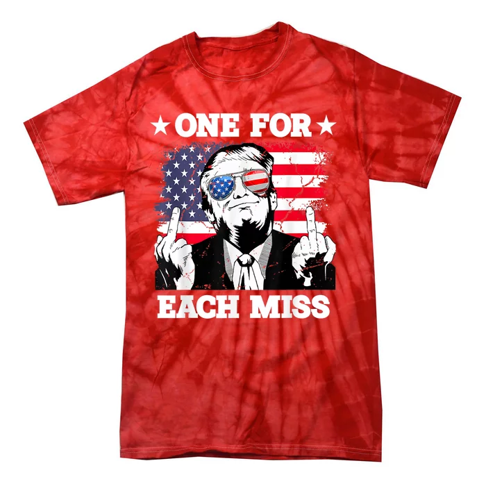 Trump One For Each Miss Trump Vote 2024 America Usa Tie-Dye T-Shirt