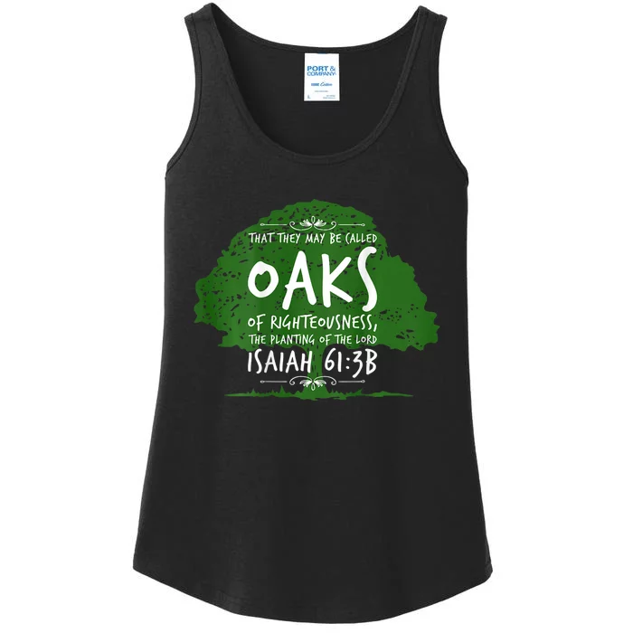 The Oaks Front And Back 2 Ladies Essential Tank