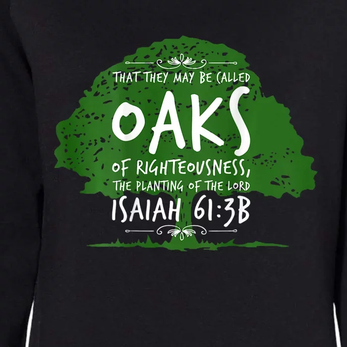 The Oaks Front And Back 2 Womens California Wash Sweatshirt