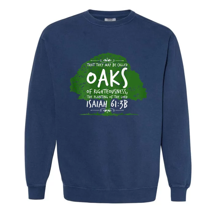 The Oaks Front And Back 2 Garment-Dyed Sweatshirt