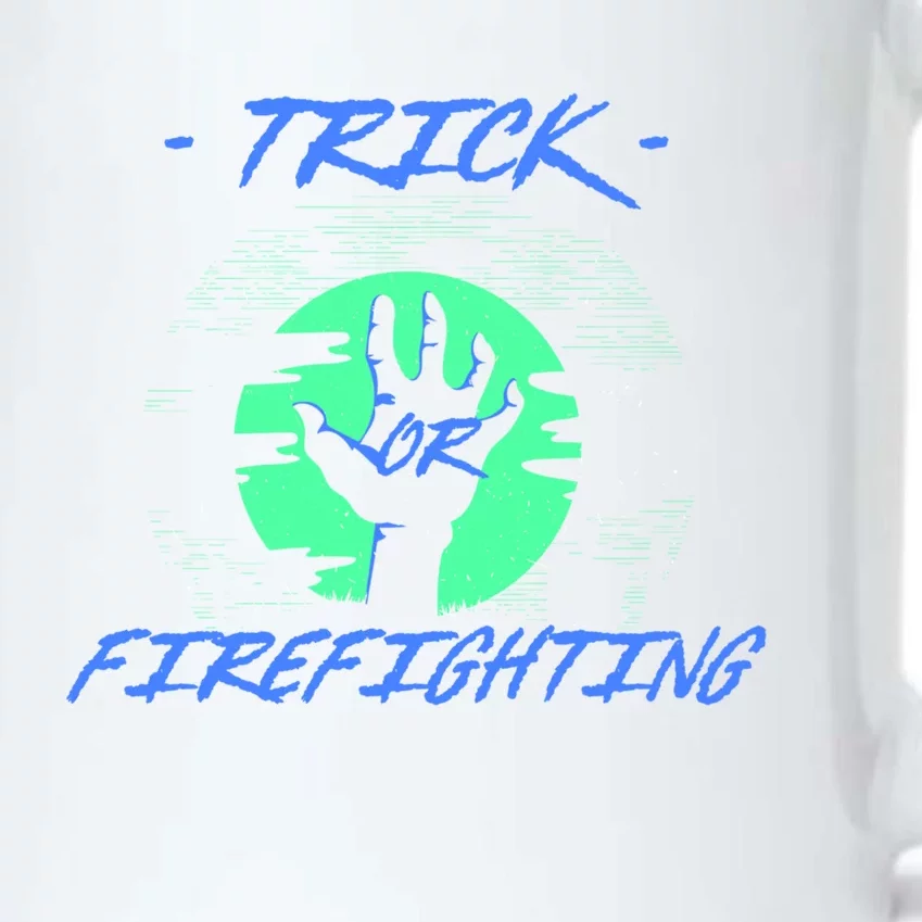 Trick Or Firefighting Halloween Firefighter Scary Fire Gift Black Color Changing Mug