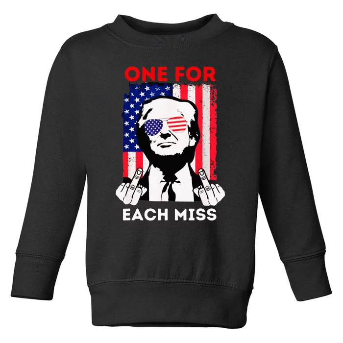 Trump One For Each Miss Toddler Sweatshirt