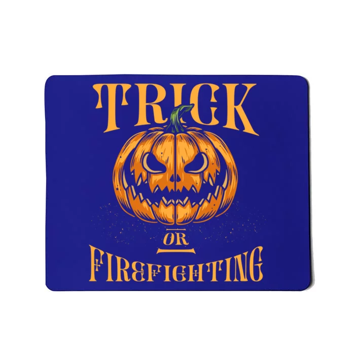 Trick Or Firefighting Halloween Firefighter Scary Fire Cool Gift Mousepad