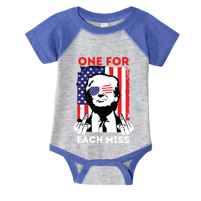 Trump One For Each Miss Infant Baby Jersey Bodysuit