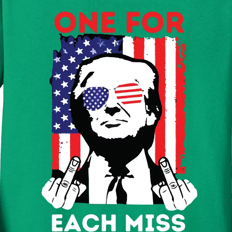 Trump One For Each Miss Kids Long Sleeve Shirt