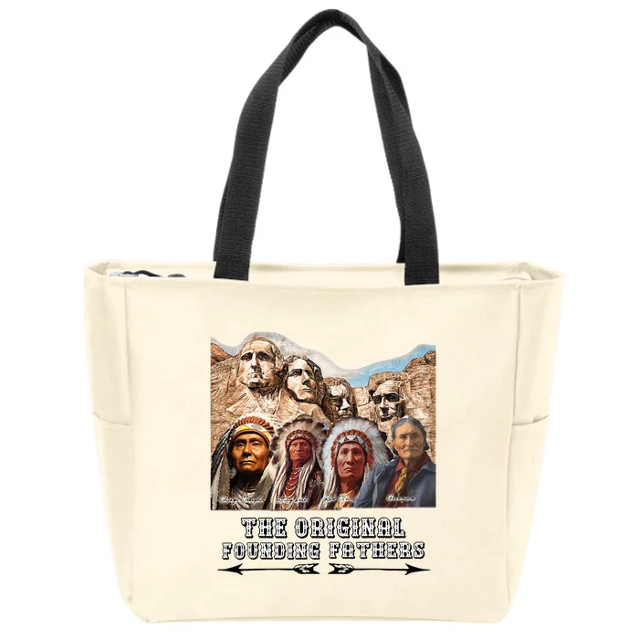 The Original Founding Fathers Native American Zip Tote Bag