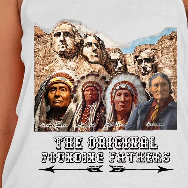 The Original Founding Fathers Native American Women's Knotted Racerback Tank