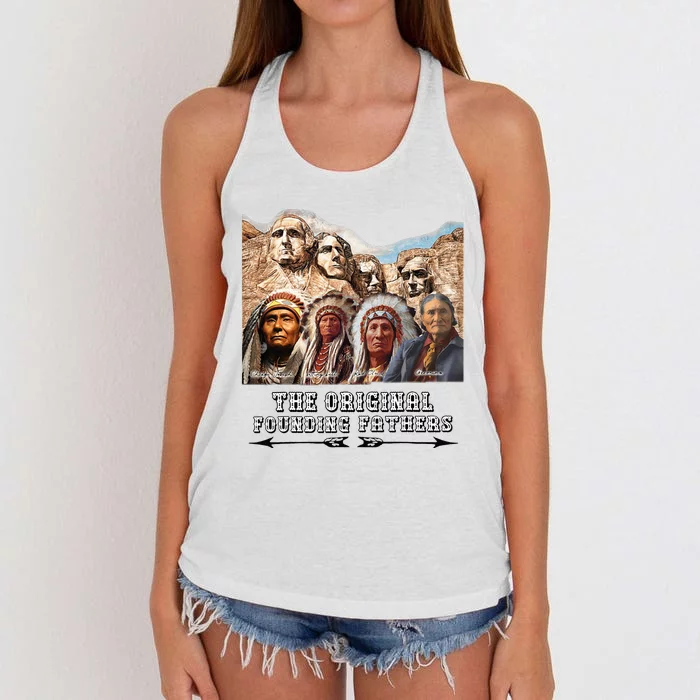 The Original Founding Fathers Native American Women's Knotted Racerback Tank