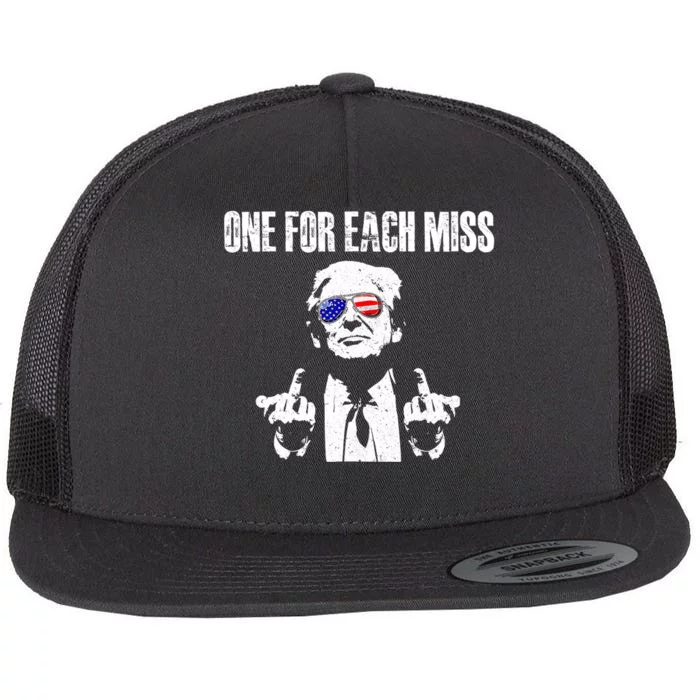 Trump One For Each Miss Flat Bill Trucker Hat