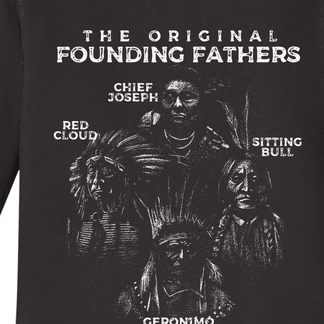 The Original Founding Fathers Native American Themed Baby Long Sleeve Bodysuit