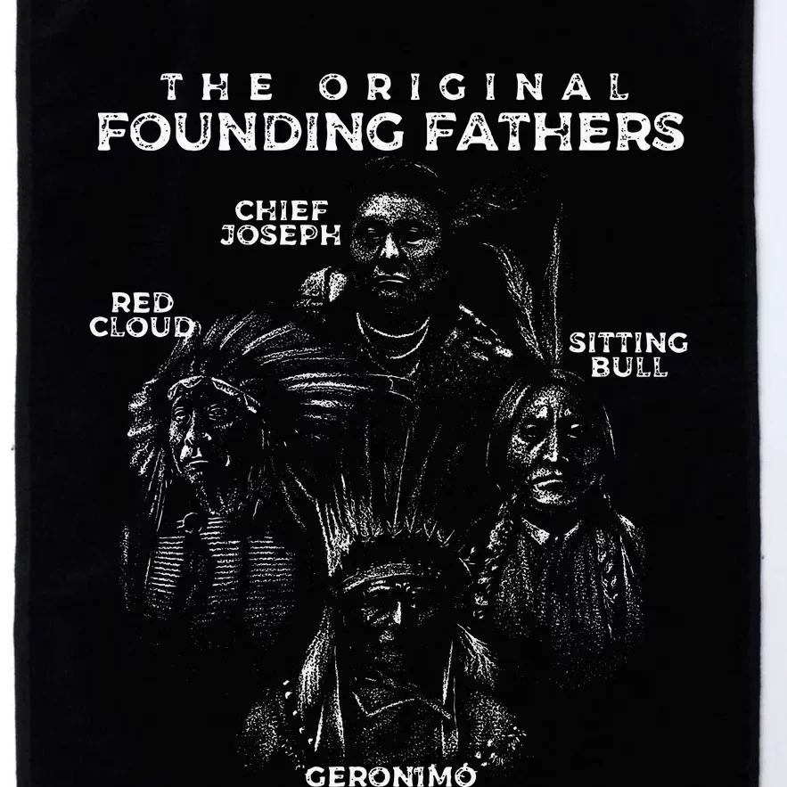 The Original Founding Fathers Native American Themed Platinum Collection Golf Towel