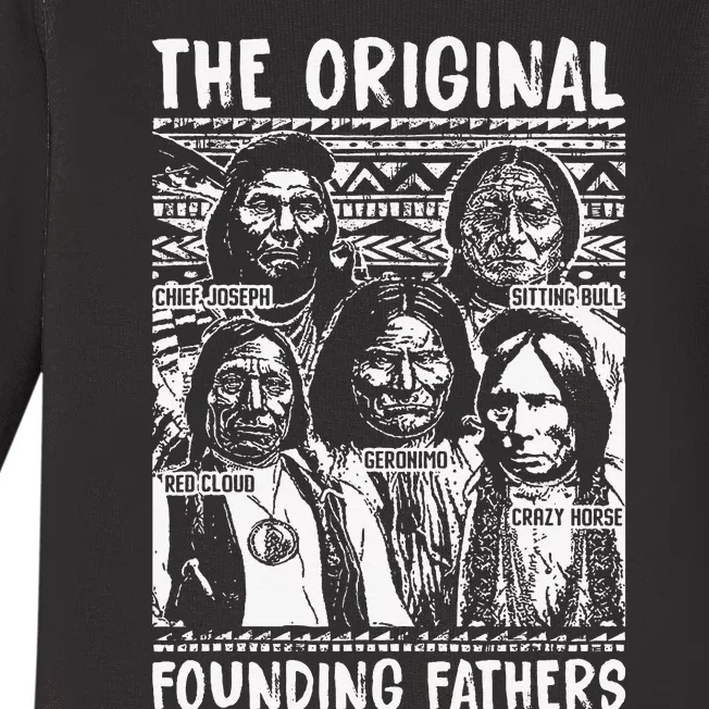 The Original Founding Fathers Native American Themed Baby Long Sleeve Bodysuit