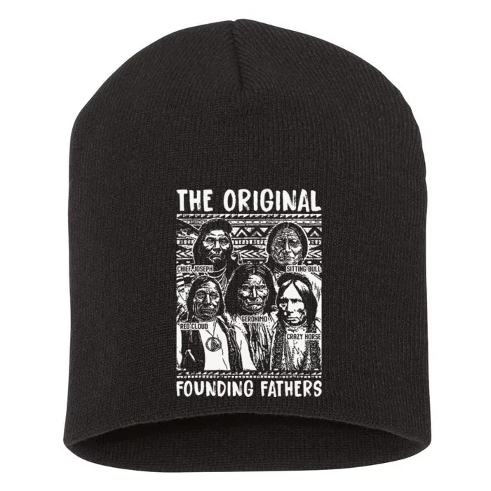 The Original Founding Fathers Native American Themed Short Acrylic Beanie