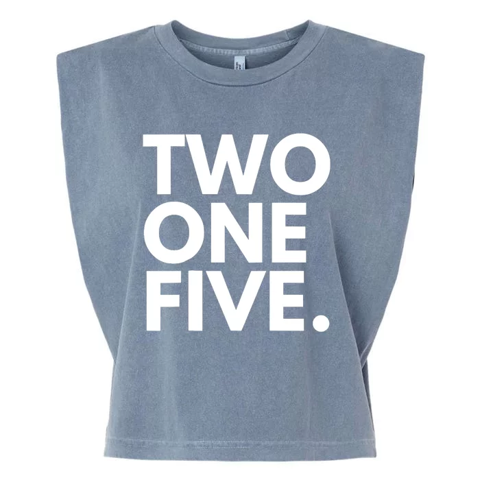 TWO ONE FIVE Area Code 215 Philadelphia PA Pennsylvania USA Garment-Dyed Women's Muscle Tee