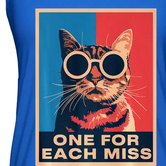 Trump One For Each Miss Cat Lover Ladies Essential Flowy Tank