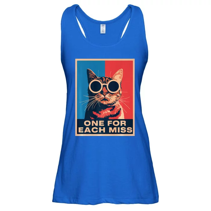 Trump One For Each Miss Cat Lover Ladies Essential Flowy Tank