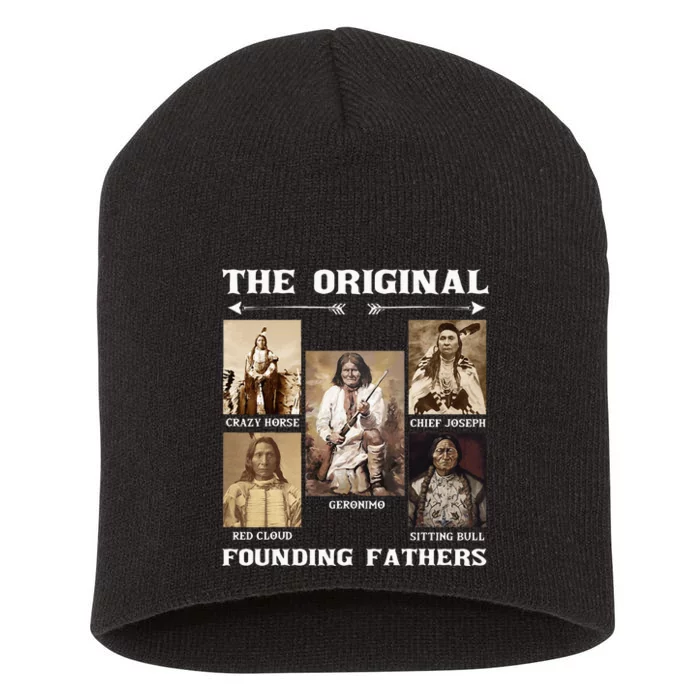 The Original Founding Fathers Native American Short Acrylic Beanie