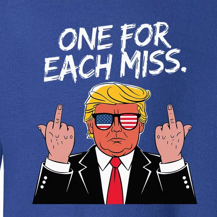 Trump One For Each Miss Funny Political Toddler Sweatshirt